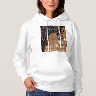 HOODIE ABUNDANCE QUEEN LLC LOGOTYP BRAND T SHIRT
