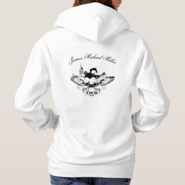 Hoodie av James Michael Miller T Shirt (Baksida)