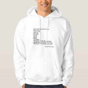 Hoodie Citat, Denzel Washington Citat,Inspirations