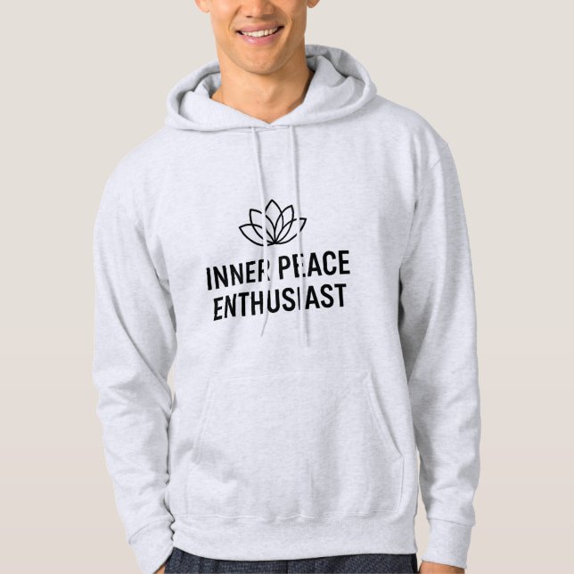 Hoodie Design för inre fredsentusiast (Framsida)