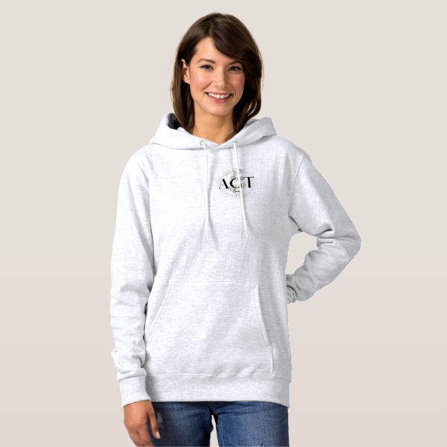 Hoodie - en nederbördssamling t shirt (Hel framsida)