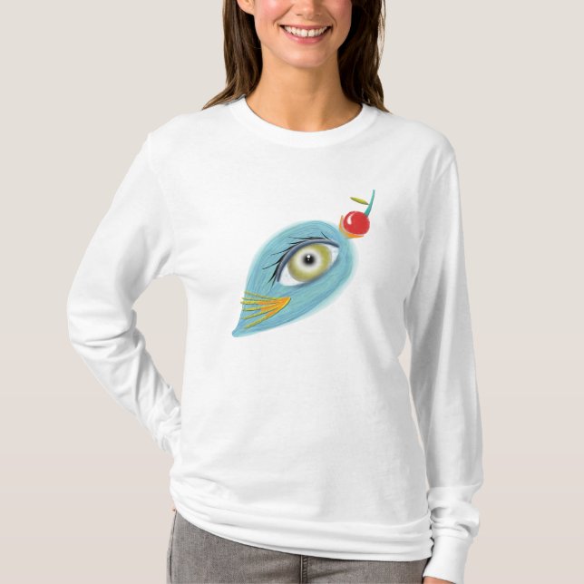 hoodie fågel t-shirt (Framsida)