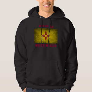 Hoodie - flagga för Hecho en Nuevo Mexico