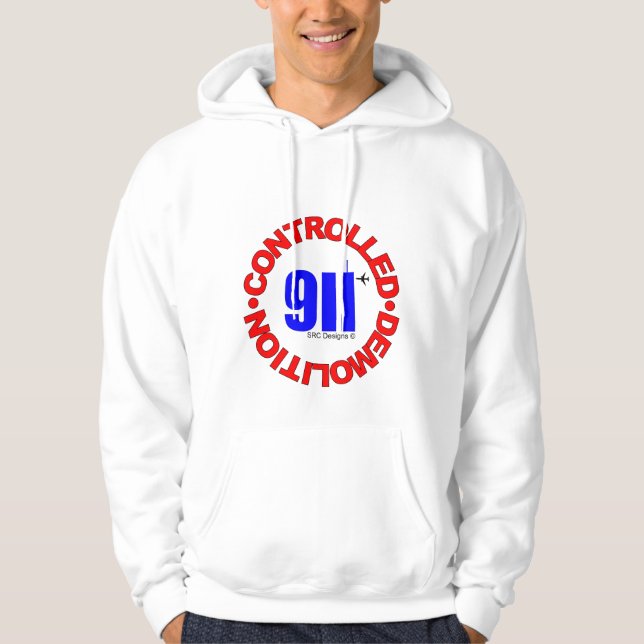 HOODIE FÖR 911 KOMPLOTT (Framsida)