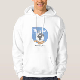 Hoodie för blåttlogotypThorium