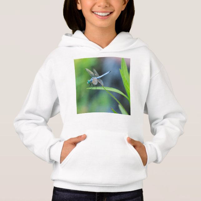 Hoodie för blåttsländabarn tee shirt (Framsida)