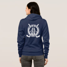 Hoodie för blåttuppdelningsvinande