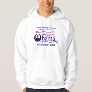 Hoodie för dag för presidentBarack Obama invigning