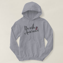 Hoodie för danskaamerikanEntwinted hjärtor Tröja