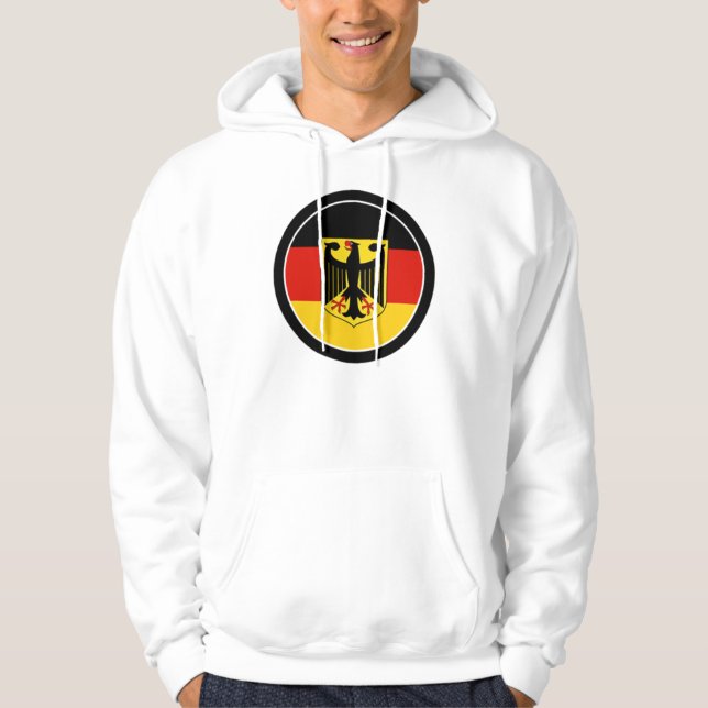 Hoodie för Deutschland überalles (Framsida)