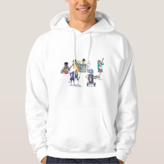 Hoodie för FIC-musikbandvuxen