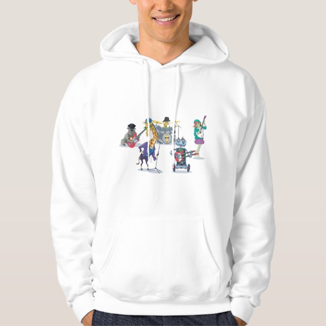 Hoodie för FIC-musikbandvuxen (Framsida)