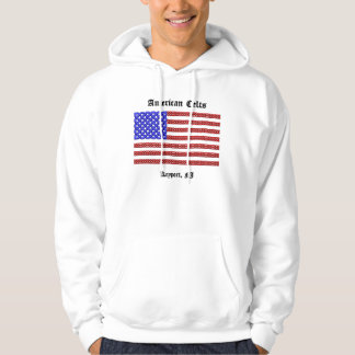 Hoodie för flagga för amerikanCeltsfnurra