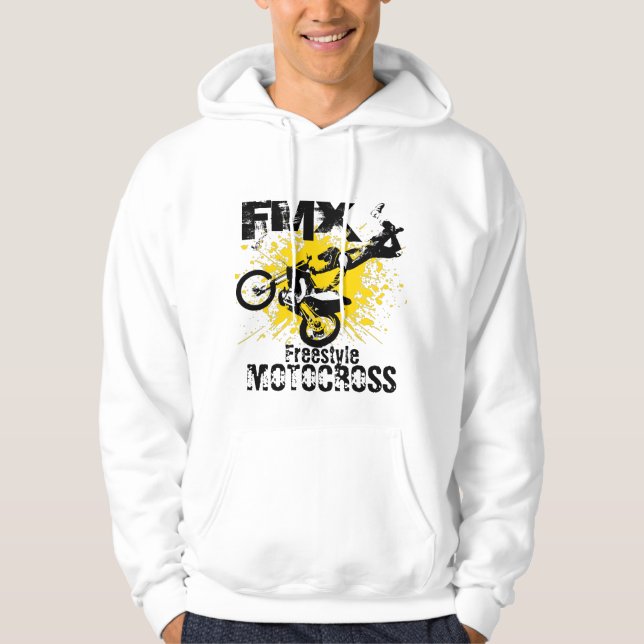 Hoodie för FMX-Motocrossfristil (Framsida)