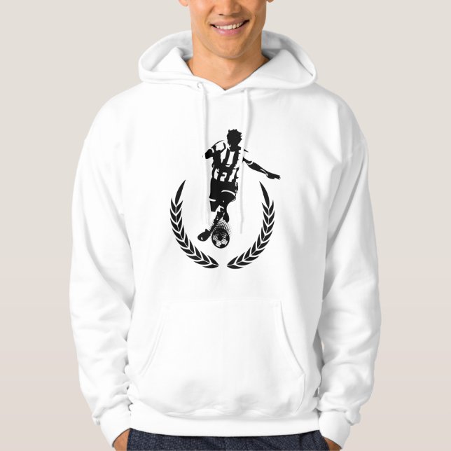 Hoodie för fotbollspelaremode (Framsida)