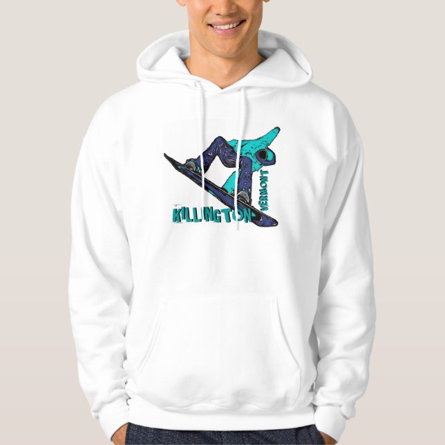 Hoodie för grabbar för Killington Vermont (Framsida)