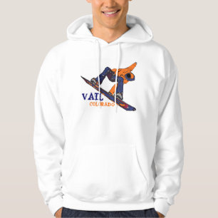 Hoodie för grabbar för snowboarder för Vail
