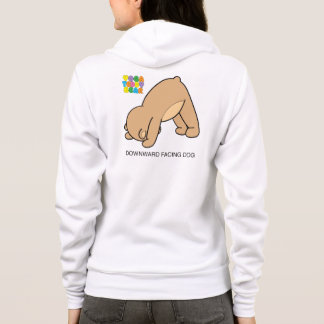 Hoodie för hund för Yoganalle nedåtriktad Tee Shirt