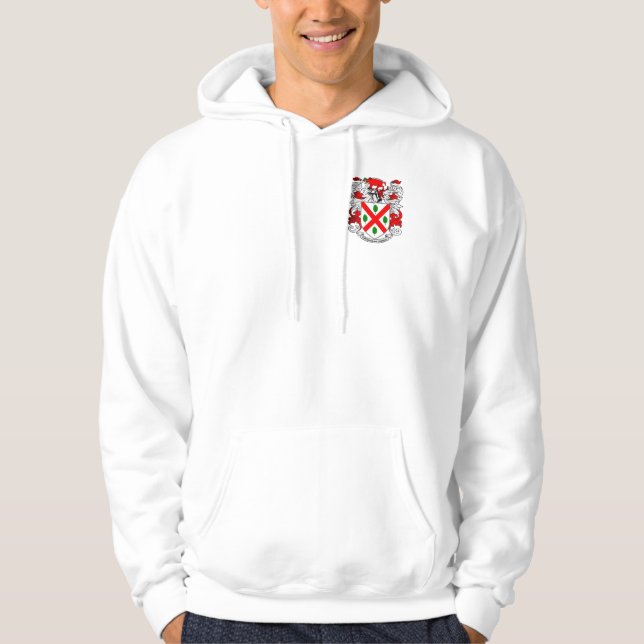 Hoodie för Keating familjvapensköld (Framsida)