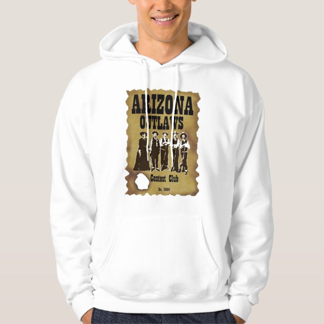 Hoodie för klubb för Arizona fredlöstävling (Framsida)