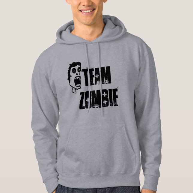 Hoodie "för lagZombie" Zombie (Framsida)