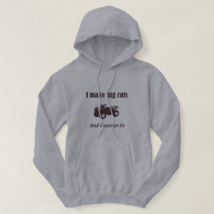 Hoodie för land för person som drar en skottkär