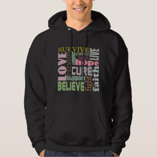 Hoodie för ord för hjärnskada inspirera