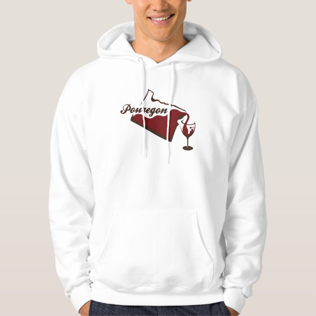 Hoodie för Pouregon vindesign (Framsida)