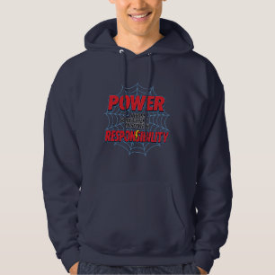 Hoodie för Power & Responsibility