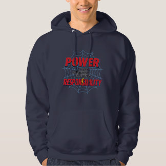 Hoodie för Power & Responsibility