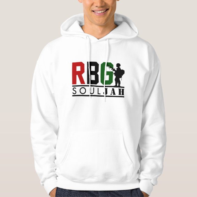 Hoodie för RBG Souljah (Framsida)