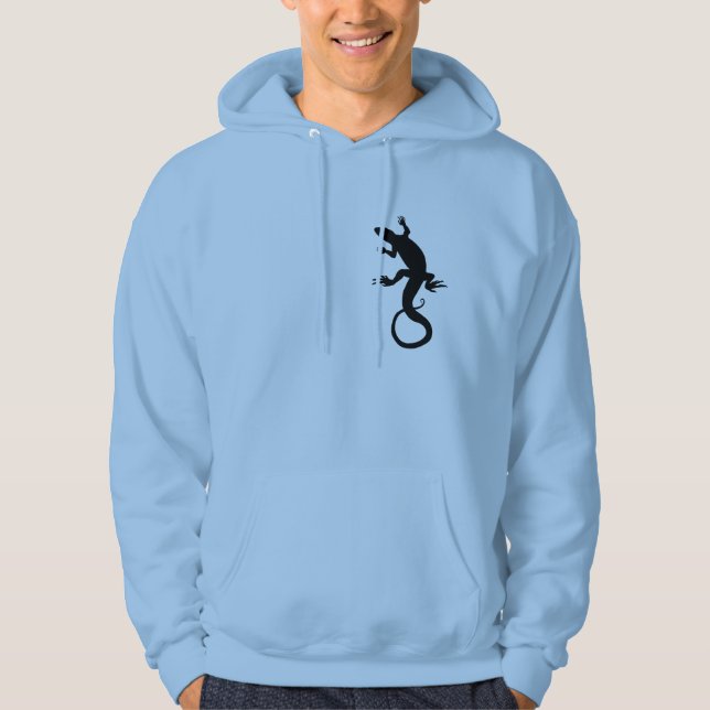 Hoodie för reptil för tröja för ödlakonstHoodie (Framsida)