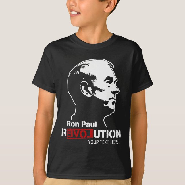 Hoodie för Ron Paul revolutionpersonlig T-shirt (Framsida)