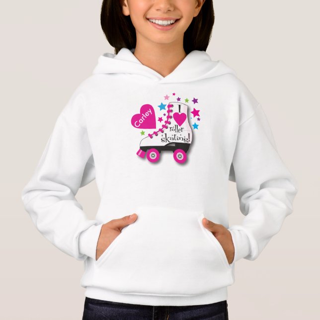 Hoodie för rullskridskopersonlig tröja (Framsida)