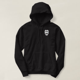 hoodie för sadboysansiktesvart
