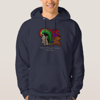 Hoodie för sportkrigarelogotyp