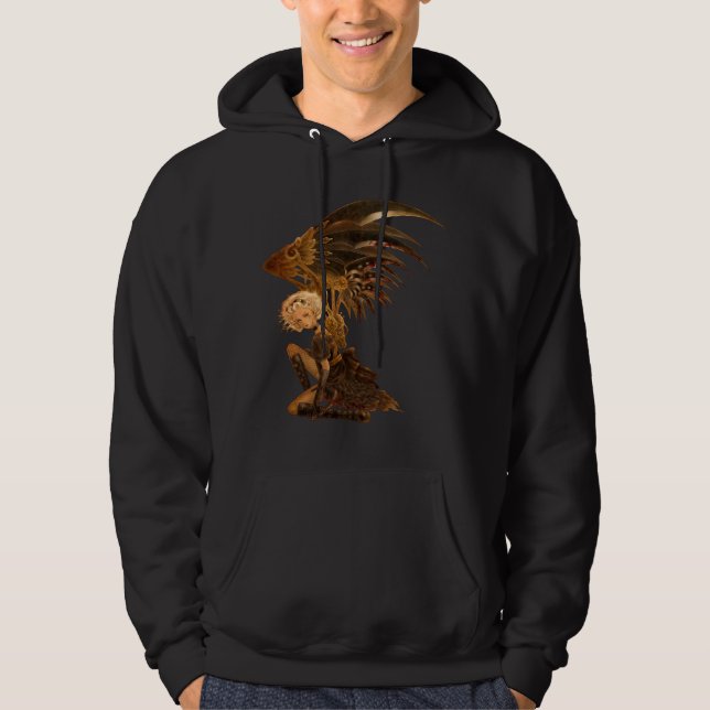 Hoodie för Steampunk fantasimörk (Framsida)