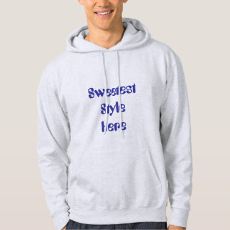 Hoodie för texttyp i snyggt