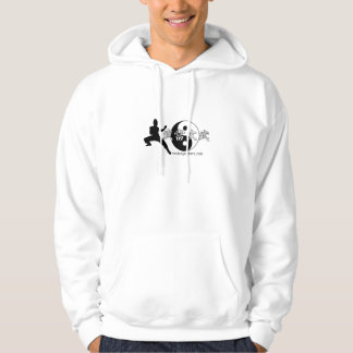 Hoodie för Wudang hudsvulstWu logotyp