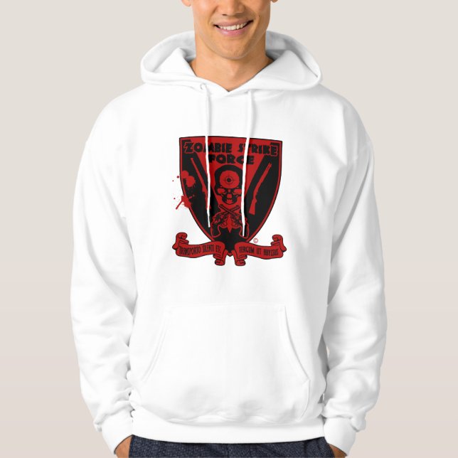 Hoodie för Zombiestrejkastyrka (Framsida)