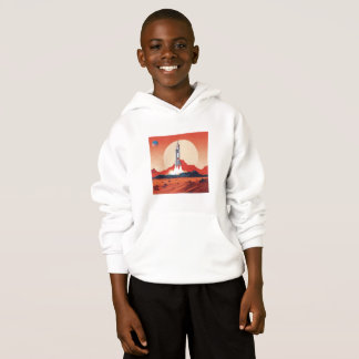 Hoodie fusée sur mars t shirt