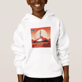 Hoodie fusée sur mars t shirt