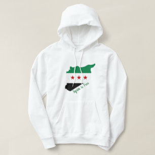 Hoodie - gratis syria karta