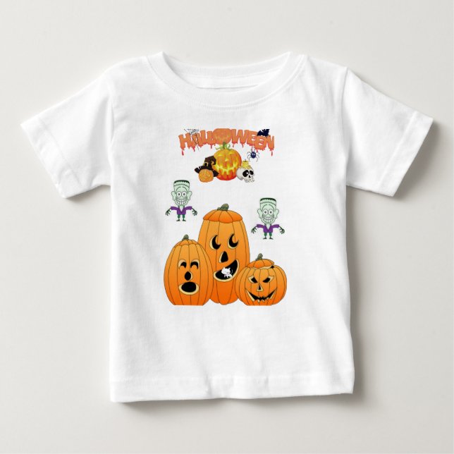 Hoodie Halloween Småbarn T-shirt (Framsida)