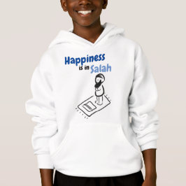 Hoodie "Happiness is in Salah". T Shirt