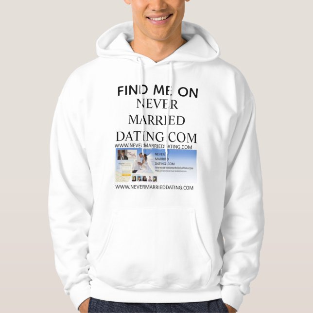 Hoodie Hitta Mig På Never Married Dating . Com (Framsida)