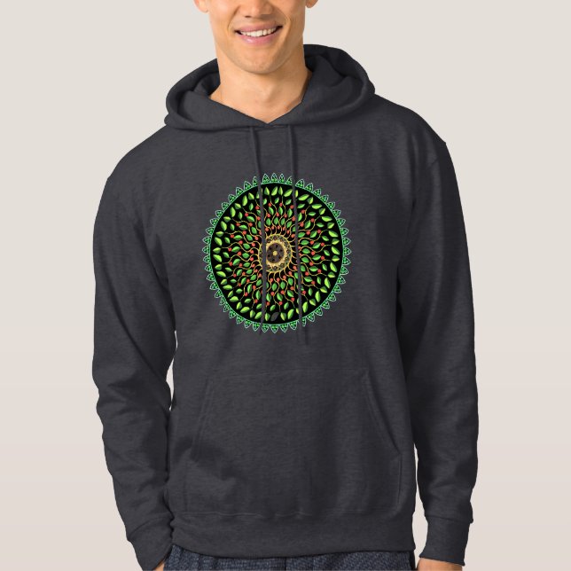 Hoodie "Hypnagogia" (handritad, minimal) (Framsida)