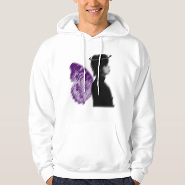 Hoodie, jag kan inte flyga hoodie (Framsida)