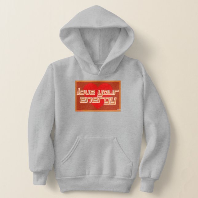 hoodie "KÄRLEK DITT ENERGY" T Shirt (Laydown)