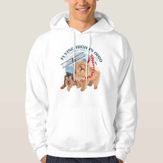 HOODIE - KLASSISKT LJUS SOM HÖRS MED LOGOTYP (Framsida)